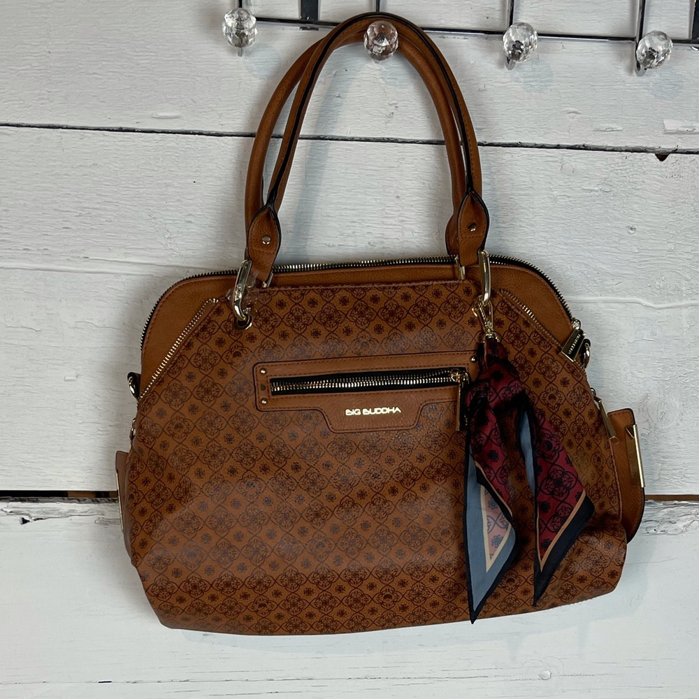 Big buddha purse brown
